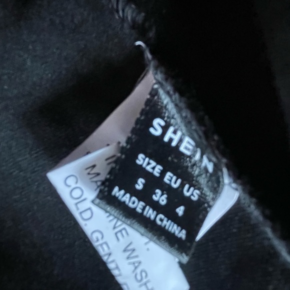 Black Vinyl Bodysuit Size Small (4) by Shein - Picture 2 of 3